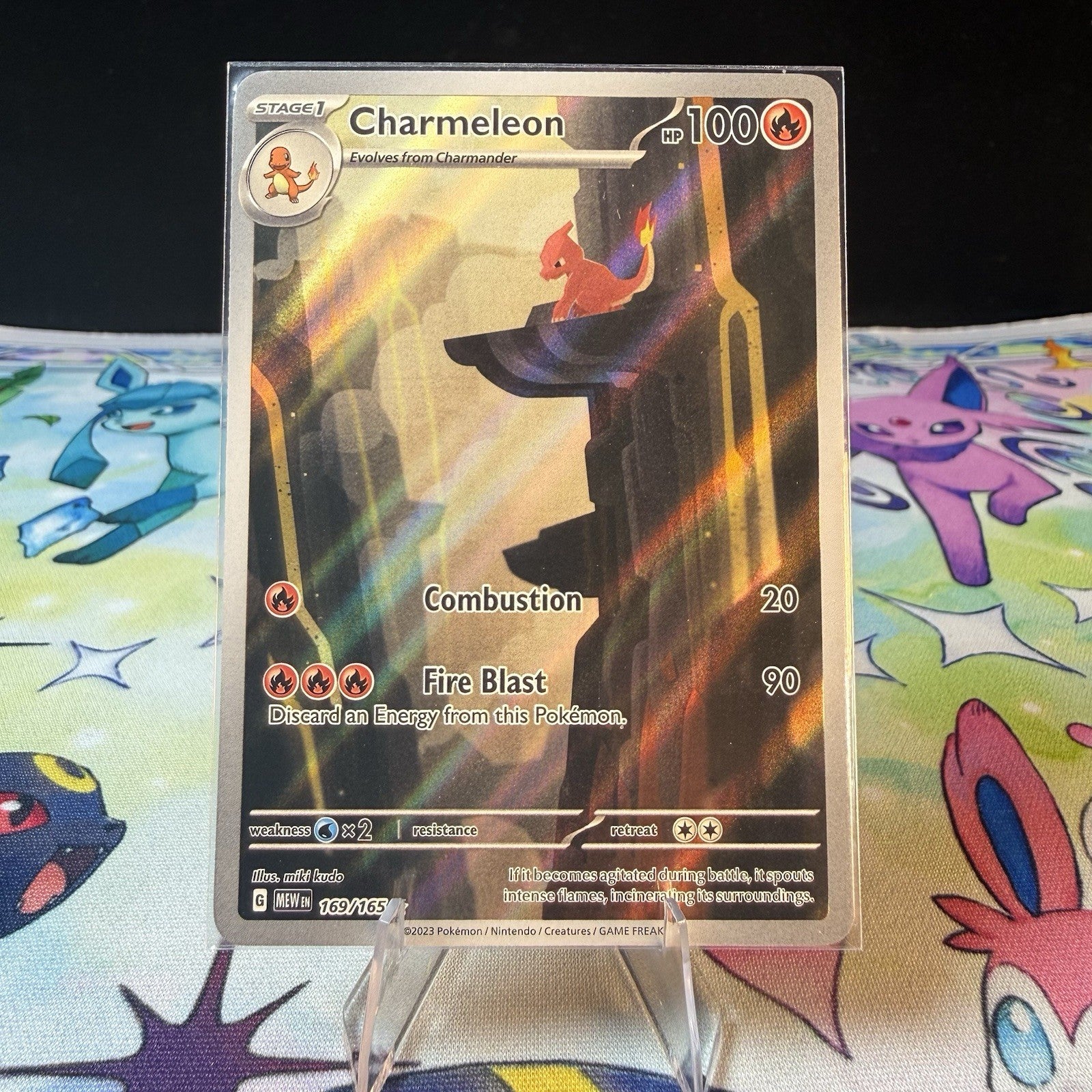 Charmeleon 169/165 Sv: Scarlet & Violet 151 Illustration Rare Holo LP