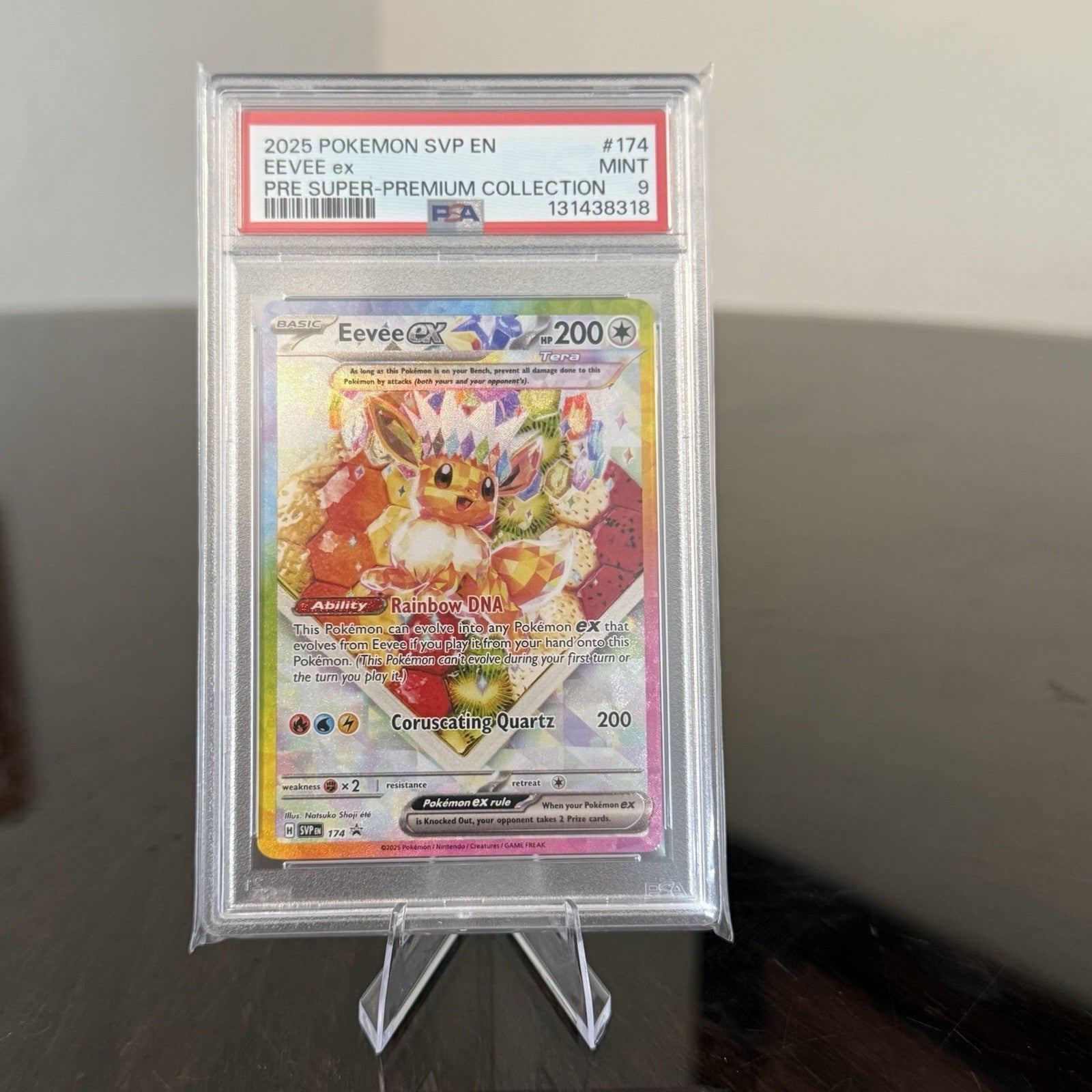 Eevee ex PSA 9 – Super-Premium Collection Promo #174 Pokémon