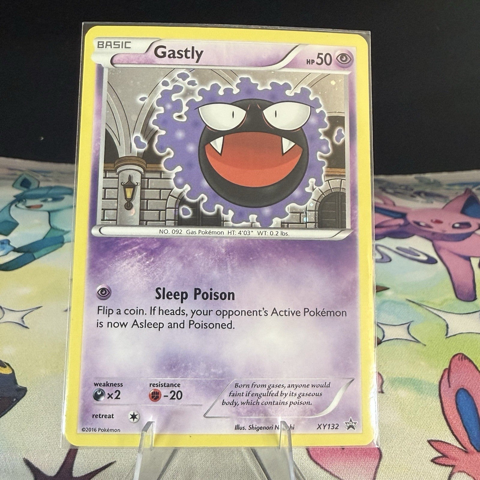 Gastly XY132 Black Star Promo NM Pokemon Card XY Promo