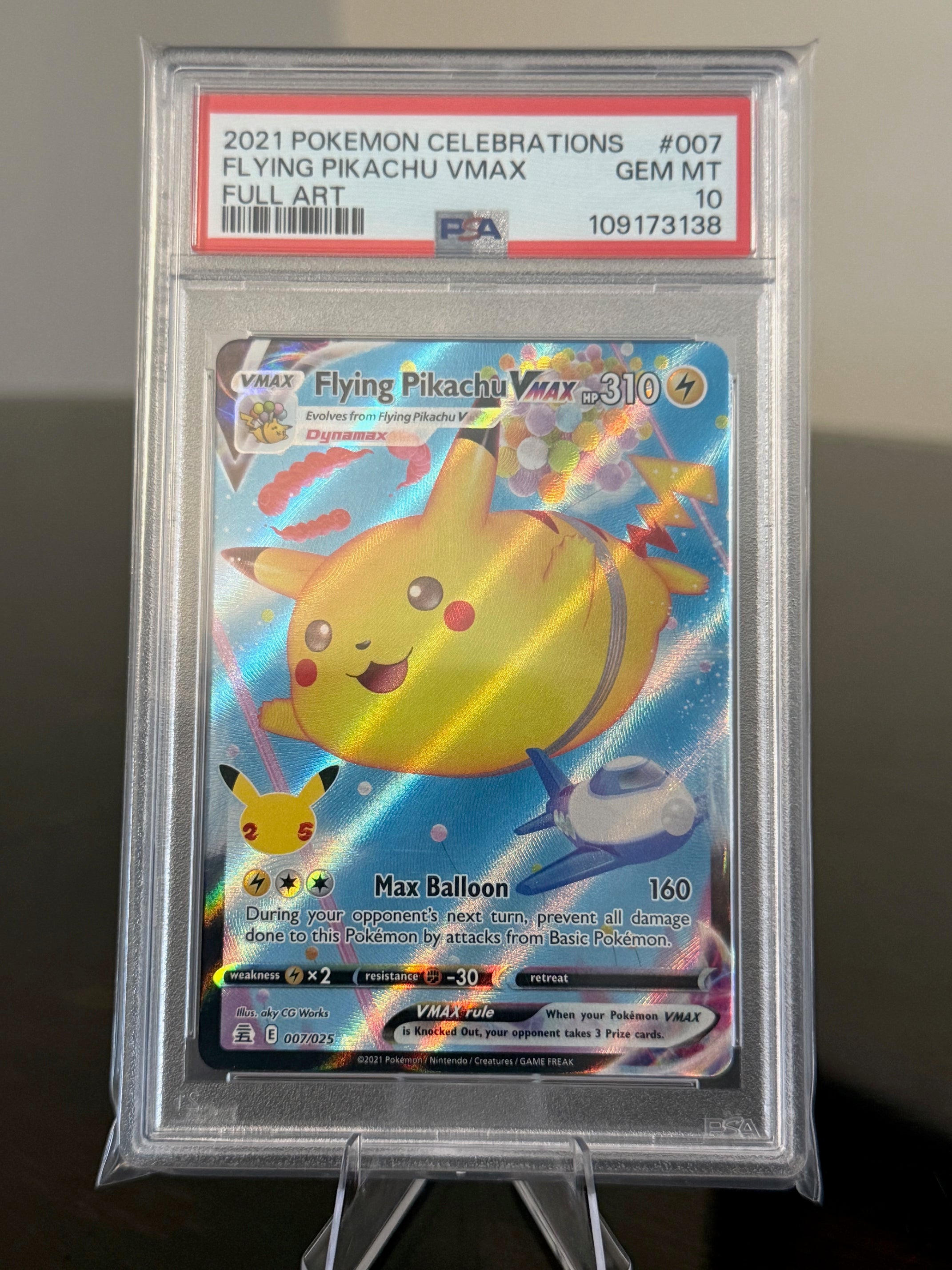 PSA Pokémon Lot Charizard Pikachu Machamp Surfing Flying VMAX Graded Cards NM+